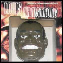 LOUIS ARMSTRONG "SATCHMO" Animated Singing Figure Gemmy