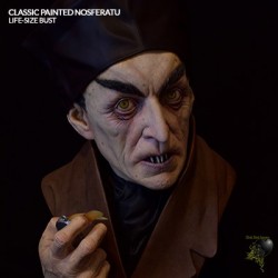 Classic Painted Nosferatu (Life-Size Bust by Black Heart Enterprises, LLC)