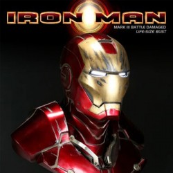 Iron Man - Battle Damaged 1:1 (Bust Life-Size)