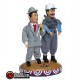 Animated Abbot & Costello Synchro-Motion Statue Figures Who's On First Gemmy