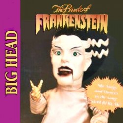 La Novia de Frankenstein Figura de Cabeza Grande Animada Gemmy