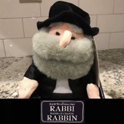 Rabbi Hanukkah Jewish Hava Nagila Dancing & Singing Plush Doll Gemmy