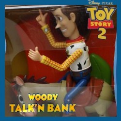 Woody talk'n bank Woody & Bullseye Toy Story 2 Disney Pixar