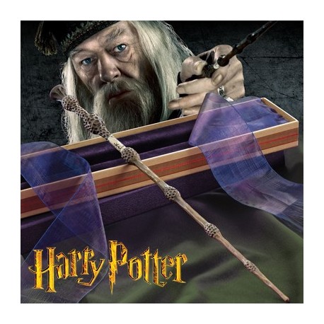 Dumbledore Wand with Ollivanders Wand Box Harry Potter (Prop Replica by The Noble Collection)
