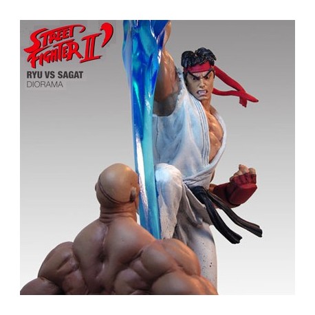 Ryu vs Sagat - Exclusive (Polystone Diorama)